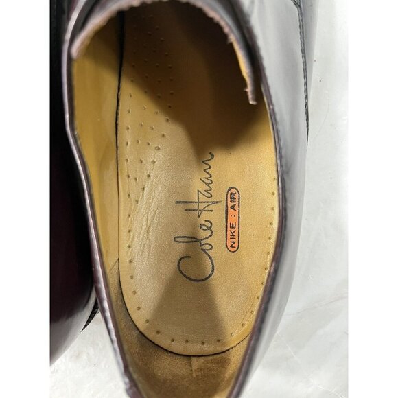 Cole Haan Men's NikeAir Split-Toe Derby Mahogany Leather Dress Shoes Size 11 M - Picture 13 of 15